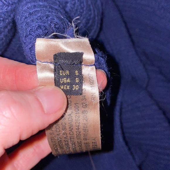 MASSIMO DUTTI BUTTON BACK COTTON CASHMERE SWEATER - Picture 9 of 10